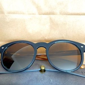 Giorgio Armani Navy and Tortoise Shell Sunglasses (Polarized)